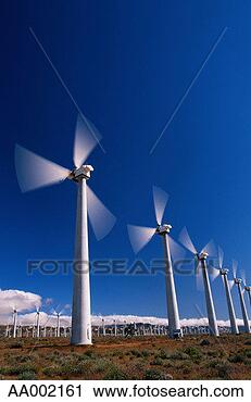 Stock Photography - usa, california, 
altamont, rows 
of wind turbines. 
fotosearch - search 
stock photos, 
pictures, images, 
and photo clipart