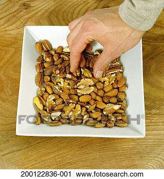 Stock Photography - man reaching for 
nut in bowl, close-up. 
fotosearch - search 
stock photos, 
pictures, images, 
and photo clipart