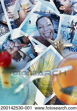 Stock Photography - pile of instant 
photographs of 
young couple outdoors, 
close-up. fotosearch 
- search stock 
photos, pictures, 
images, and photo 
clipart
