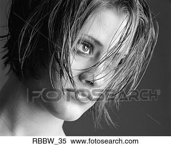 Stock Image - a mysterious caucasian 
female with wet 
hair. fotosearch 
- search stock 
photos, pictures, 
images, and photo 
clipart