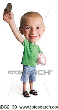 Stock Photography - photo caricature 
of a little boy 
smiling as he 
puts his quarter 
into. fotosearch 
- search stock 
photos, pictures, 
images, and photo 
clipart