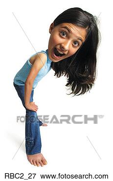 Picture - photo caricature 
of a teenager 
leaning forward 
on her knee and. 
fotosearch - search 
stock photos, 
pictures, images, 
and photo clipart