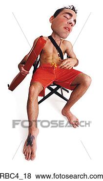 Stock Photo - caricature of 
a young male lifeguard 
as he neglectsw 
his job and. fotosearch 
- search stock 
photos, pictures, 
images, and photo 
clipart