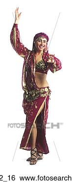 Stock Photo - an adult female 
in a traditional 
outfit performs 
a belly dance. 
fotosearch - search 
stock photos, 
pictures, images, 
and photo clipart