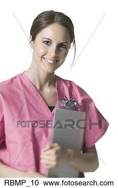 Arquivo de Fotografias - retrato,  jovem, 
 adulto,  femininas, 
 cor-de-rosa, 
 esfregações, 
 ela. fotosearch 
- busca de fotos, 
imagens e clipart