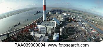 Stock Photo - thermal power 
station, aerial 
view. fotosearch 
- search stock 
photos, pictures, 
images, and photo 
clipart