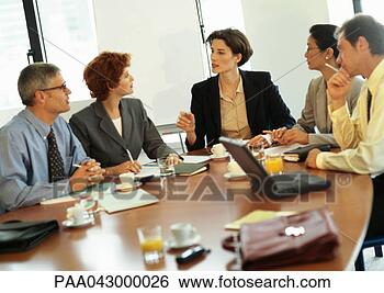 Stock Photo - group of business 
people in conference 
room. fotosearch 
- search stock 
photos, pictures, 
images, and photo 
clipart