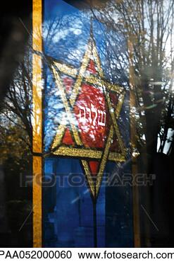 Stock Photography - stained-glass 
window with star 
of david and trees, 
 superimposition. 
fotosearch - search 
stock photos, 
pictures, images, 
and photo clipart