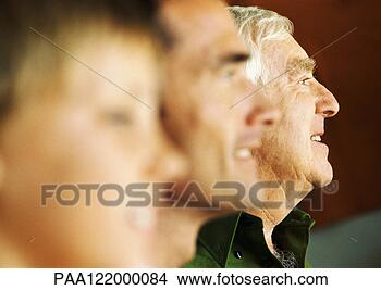 Stock Photo - grandfather, father 
and son, side 
view, focus on 
grandfather. fotosearch 
- search stock 
photos, pictures, 
images, and photo 
clipart
