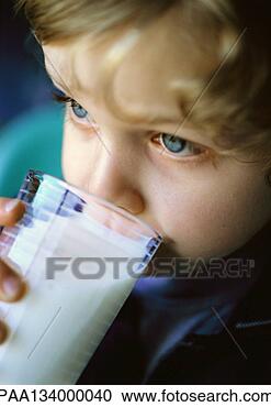 Stock Photography - child drinking 
from glass, close-up. 
fotosearch - search 
stock photos, 
pictures, images, 
and photo clipart