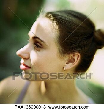 Stock Photo - profile of woman. 
fotosearch - search 
stock photos, 
pictures, images, 
and photo clipart