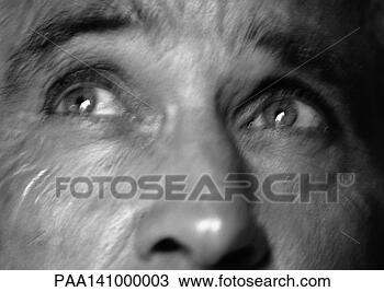Stock Photo - mature man, close-up, 
b&w. fotosearch 
- search stock 
photos, pictures, 
images, and photo 
clipart