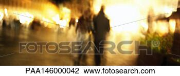 Stock Photo - couple walking 
at night, blurred. 
fotosearch - search 
stock photos, 
pictures, images, 
and photo clipart