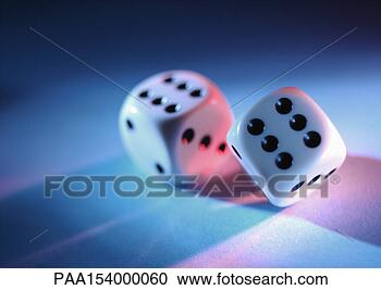 Stock Photography - dice, close-up. 
fotosearch - search 
stock photos, 
pictures, images, 
and photo clipart