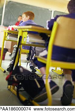 Stock Photo - children in classroom, 
rear view, low 
angle view. fotosearch 
- search stock 
photos, pictures, 
images, and photo 
clipart