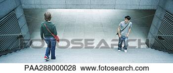 Stock Photo - young people in 
subway entrance. 
fotosearch - search 
stock photos, 
pictures, images, 
and photo clipart