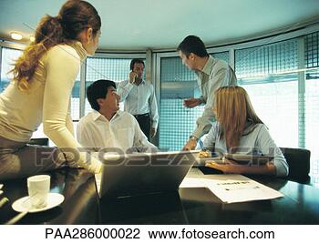 Stock Photo - businesspeople 
working in conference 
room. fotosearch 
- search stock 
photos, pictures, 
images, and photo 
clipart