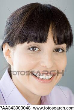 Stock Photo - woman, portrait. 
fotosearch - search 
stock photos, 
pictures, images, 
and photo clipart