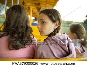 preteen girls riding paa