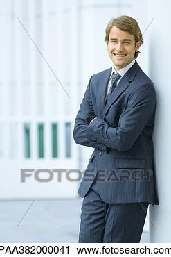 Stock Photography - businessman, portrait, 
smiling at camera. 
fotosearch - search 
stock photos, 
pictures, images, 
and photo clipart