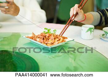 Stock Photography - couple sitting 
at table,  having 
meal,  woman eating 
from dish with. 
fotosearch - search 
stock photos, 
pictures, images, 
and photo clipart