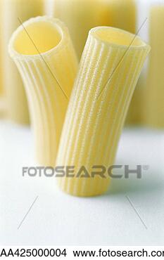 Stock Photo - rigatoni pasta. 
fotosearch - search 
stock photos, 
pictures, images, 
and photo clipart