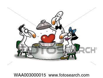Stock Illustration - drawing, humorous, 
humour, duo, relations, 
couples, couples. 
fotosearch - search 
clipart, illustration, 
drawings and vector 
eps graphics images