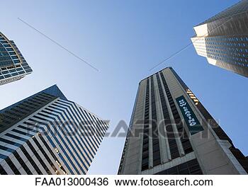 Stock Photo - skyscrapers, low 
angle view. fotosearch 
- search stock 
photos, pictures, 
images, and photo 
clipart