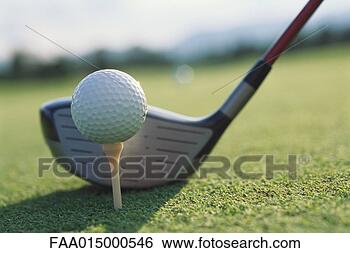 Stock Photo - golf club next 
to teed golf ball. 
fotosearch - search 
stock photos, 
pictures, images, 
and photo clipart
