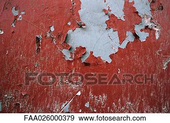 Stock Photograph - peeling red paint, 
extreme close-up, 
full frame. fotosearch 
- search stock 
photos, pictures, 
images, and photo 
clipart