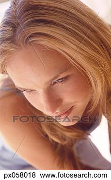 Stock Photo - woman, expression, 
thoughtful. fotosearch 
- search stock 
photos, pictures, 
images, and photo 
clipart