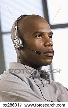 Foto - homem negócios, 
 headset. fotosearch 
- busca de fotos, 
imagens e clipart