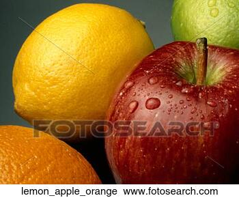 Stock Photography - produce, apple, 
fruits, food, 
lemon, orange. 
fotosearch - search 
stock photos, 
pictures, images, 
and photo clipart