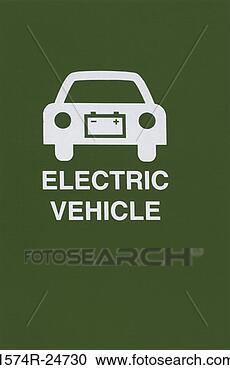 Stock Photography - close-up of an 
information sign 
of an electric 
car. fotosearch 
- search stock 
photos, pictures, 
images, and photo 
clipart