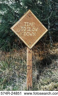 Stock Photography - close-up of a 
slow down road 
sign. fotosearch 
- search stock 
photos, pictures, 
images, and photo 
clipart