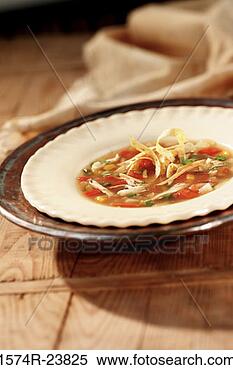 Stock Image - high angle view 
of vegetable soup 
in a bowl. fotosearch 
- search stock 
photos, pictures, 
images, and photo 
clipart