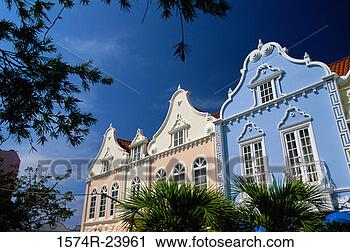 Stock Photography - low angle view 
of buildings, 
oranjestad, aruba. 
fotosearch - search 
stock photos, 
pictures, images, 
and photo clipart