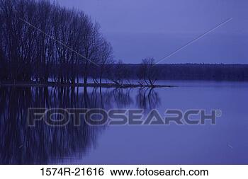 Stock Photo - silhouette of 
trees at st john 
river, new brunswick, 
canada. fotosearch 
- search stock 
photos, pictures, 
images, and photo 
clipart