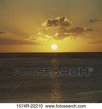 Stock Photography - sunset over the 
ocean, guam. fotosearch 
- search stock 
photos, pictures, 
images, and photo 
clipart