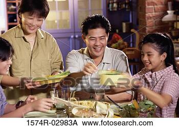 Stock Photo - parents with their 
children at a 
dining table. 
fotosearch - search 
stock photos, 
pictures, images, 
and photo clipart