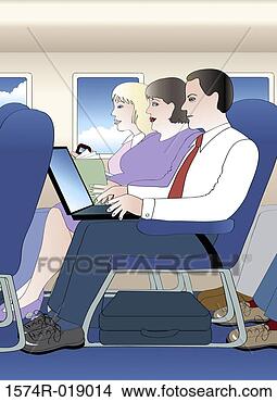 Stock Illustration - business in the 
air 3 2004 linda 
braucht (20th 
c american) computer. 
fotosearch - search 
clipart, illustration, 
drawings and vector 
eps graphics images