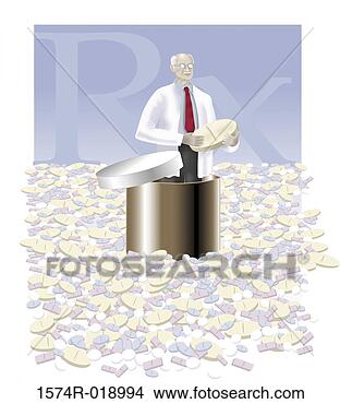 Stock Illustration - doctor in a bottle 
2004 linda braucht 
(20th c american) 
computer. fotosearch 
- search clipart, 
illustration, 
drawings and vector 
eps graphics images