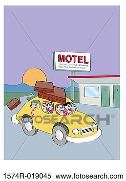 Stock Illustration - typical tourist 
family vacation 
linda braucht 
(20th c american). 
fotosearch - search 
clipart, illustration, 
drawings and vector 
eps graphics images
