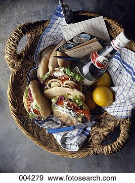 Stock Photograph - greek picnic basket. 
fotosearch - search 
stock photos, 
pictures, images, 
and photo clipart