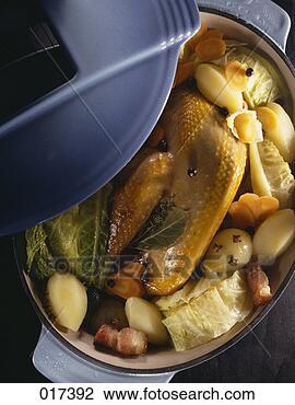 Stock Photo - guinea-fowl with 
green cabbage. 
fotosearch - search 
stock photos, 
pictures, images, 
and photo clipart