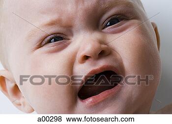 Stock Photo - close-up of a 
baby girl crying. 
fotosearch - search 
stock photos, 
pictures, images, 
and photo clipart