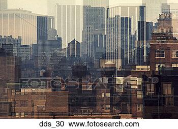 Stock Photography - combined image 
of two cityscapes. 
fotosearch - search 
stock photos, 
pictures, images, 
and photo clipart