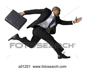 Stock Photography - businessman running. 
fotosearch - search 
stock photos, 
pictures, images, 
and photo clipart