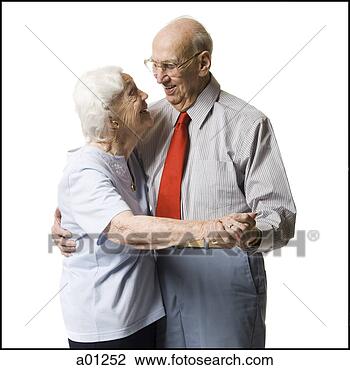Stock Photo - elderly couple 
dancing together. 
fotosearch - search 
stock photos, 
pictures, images, 
and photo clipart