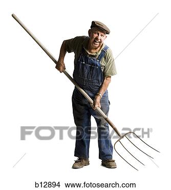 farmer pitchfork